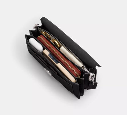 Sac Coach Tabby 26 Argenté/Noir