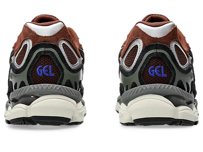 ASICS GEL-NYC BRUN ROUGEATRE/NOIR